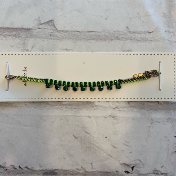 Stella & Dot Neon Green Dream Bracelet - Picture 7 of 7